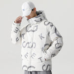 High Quality Men's Jacket Letter Printed Puffer Jacket
