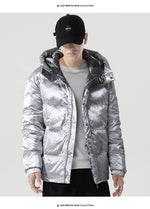 High Quality Men's Jacket Letter Printed Puffer Jacket